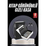 tekno Gizli Kasa Kilitli Sözlük Görünümlü 18cm Gizli Kasa Büyük Boy Anahtarlı 2026