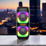 Tekno Gökhan D19 Rgb Işıklı Wireless Tws Taşınabilir Bluetooth Hoparlör - Siyah