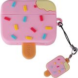 Tekno Grup Airpods Pro 2 Uyumlu Tpu Kabartma Figürlü Ipli Airbag 37 Silikon KILIF-NO22 - Renkli