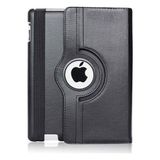 Tekno Grup Apple iPad 2 3 4 Kılıf Dönebilen Standlı Kapaklı Kılıf + Cam Ekran Koruyucu Siyah