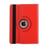 Tekno Grup Apple iPad 6 Air 2 Kılıf Dönebilen Standlı Kapaklı Kılıf + Cam Ekran Koruyucu Kırmızı