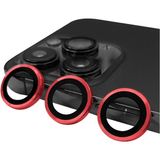 Tekno Grup Apple iPhone 14 Pro Uyumlu Cl-07 Kamera Lens Koruyucu-Kırmızı