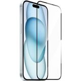Tekno Grup Apple iPhone 15 Plus Tam Kaplayan Temperli Cam Ekran Koruyucu - Şeffaf - İphone 15 Plus