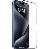 Tekno Grup Apple iPhone 16 Pro Tam Kaplayan Temperli Cam Ekran Koruyucu - Şeffaf - İphone 16 Pro