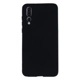 Tekno Grup Huawei P20 Pro Mat Premium Silikon Kılıf - Siyah + Cam Ekran Koruyucu