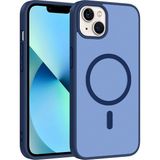 Tekno Grup Iphone 15 Kılıf M-Safe Şarj Destekli Babet Kılıf-Mavi - İphone 15