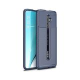 Tekno Grup Oppo Reno 2Z Karbon Desenli Lux Negro Tam Kaplayan 6D Nano Lacivert Ekran Koruyucu