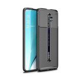 Tekno Grup Oppo Reno 2Z Karbon Desenli Lux Negro Tam Kaplayan 6D Nano Siyah Ekran Koruyucu