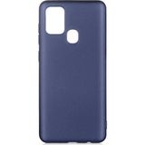 Tekno Grup Samsung Galaxy A21S Mat Premium Lacivert Silikon Cep Telefonu Kılıf