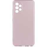 Tekno Grup Samsung Galaxy A32 4g Kılıf Mat Premium Silikon Kılıf Rose