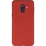Tekno Grup Samsung Galaxy A6 2018 Mat Premium Kırmızı Silikon Kılıf