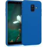 Tekno Grup Samsung Galaxy A6 2018 Mat Premium Lacivert Silikon Kılıf
