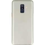 Tekno Grup Samsung Galaxy A6 2018 Mat Premium Silikon Kılıf - Gold - Altın