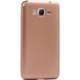 Tekno Grup Samsung Galaxy Grand Prime Mat Premium Gold Silikon Kılıf