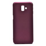 Tekno Grup Samsung Galaxy J6 Mat Premium Bordo Silikon Kılıf
