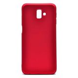Tekno Grup Samsung Galaxy J6 Mat Premium Kırmızı Silikon Kılıf