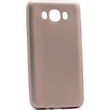 Tekno Grup Samsung Galaxy J7 2016 Mat Premium Gold Silikon Kılıf