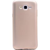 Tekno Grup Samsung Galaxy J7 Mat Premium Gold Silikon Kılıf