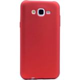 Tekno Grup Samsung Galaxy J7 Mat Premium Kırmızı Silikon Kılıf