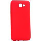 Tekno Grup Samsung Galaxy J7 Prime Mat Premium Kırmızı Silikon Kılıf