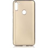 Tekno Grup Samsung Galaxy M11 Mat Premium Gold Silikon Cep Telefonu Kılıf