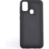 Tekno Grup Samsung Galaxy M31 Mat Premium Siyah Silikon Cep Telefonu Kılıf