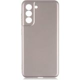 Tekno Grup Samsung Galaxy S21 Fe Kılıf Mat Premium Silikon Kılıf Gold