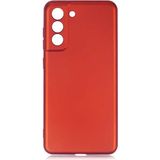 Tekno Grup Samsung Galaxy S21 Fe Kılıf Mat Premium Silikon Kılıf Kırmızı