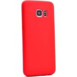 Tekno Grup Samsung Galaxy S7 Edge Mat Premium Kırmızı Silikon Kılıf