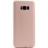 Tekno Grup Samsung Galaxy S8 Mat Premium Gold Silikon Kılıf