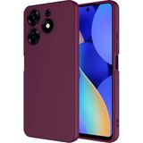 Tekno Grup Tecno Spark 10 Pro Kılıf Içi Kadife Yumuşak Lansman Kılıf-Koyu Mor