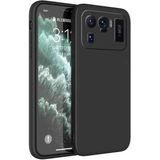 Tekno Grup Xiaomi Mi 11 Ultra Kılıf Kamera Korumalı Mat Premium Silikon-Siyah + Nano Ekran Koruyucu