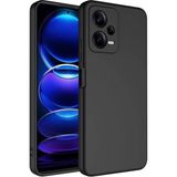 Tekno Grup Xiaomi Redmi Note 12 Pro 5g Kılıf Içi Kadife Yumuşak Lansman Kılıf-Siyah