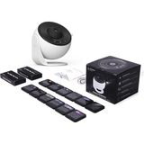 Tekno Hediye Powermaster- Hd 12 Diskli Galaksi Yıldız Projektörlü Gece Lambası -Mini USB Küre -Led Astronot Projeksiyon Lambası- Oda Ambiyans Aydınlatma-Hediyelik- Kişiye Özel- Dinlendirici - 12x12x10 cm