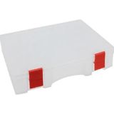 Tekno İstanbul 13 Bölmeli Plastik Organizer (Kırmızı Kilit Kapaklı) - 1 Adet