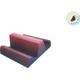 Tekno İstanbul 3D Yazıcıyla Yapılmış 2 Taraflı Telefon, Tablet Standı (Mor)