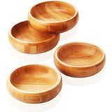 Tekno İstanbul Bambu Çerezlik En: 9 cm Derinlik: 2cm - 4 Adet