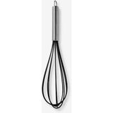 Tekno İstanbul Metal Saplı Siyah Silikon 30CM Çırpıcı