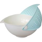 Tekno İstanbul Pratik Süzgeç CK716 (Çap: 24CM) Turkuaz Renk