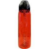 TEKNO İSTANBUL Vagonlife Pipetli Tritan Matara 4102 600ML Parlak Kırmızı
