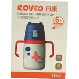Tekno İstanbul Vagonlife Rovco Pipetli VGNN1045 Çocuk Su Matarası 330ML Mavi