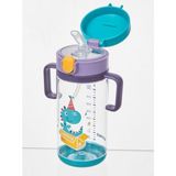 Tekno İstanbul Vagonlife Tritan VGNB1045 Çocuk Su Matarası 330ML Mor - Mavi