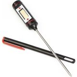 Tekno İstanbul Wt-1 Dijital Gıda Termometresi -50°c +300°C Cep Tipi Et Süt Sıvı Termometre - 0 - Siyah