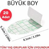 Tekno İstanbul Yüzme ve Duş İçin Su Geçirmez Koruyucu Yapışkanlı Tek Kullanımlık 20 Adet Kulak Koruyucu Bant