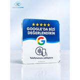 TEKNO Nfc Pvc Google ve Instagram Yorum Kartı – Temassız Google Değerlendirme Standı | Tek Dokunuşla Yorum
