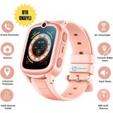 Tekno Pool Hx Kids 4g Pro+ Btk Kayıtlı Sim Kartlı Akıllı Çocuk Saati - Pembe - Kız Çocuk, Erkek Çocuk, Unisex