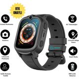 Tekno Pool Hx Kids 4g Pro+ Btk Kayıtlı Sim Kartlı Akıllı Çocuk Saati - Siyah - Kız Çocuk, Erkek Çocuk, Unisex
