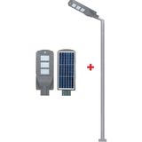 Tekno Solar Güneş Enerjili 180W Bahçe Aydınlatma Direği Solar Sokak Lambası Su Geçirmez Özellik