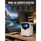 tekno Taşınabilir Android Projeksiyon Wifi Destekli 4K Multimedia Tabanlı Ev Ve Ofis Tipi 2026