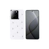 Tekno Tecno Spark 20 Pro 5G (KJ6) Kılıf Airbag Tasarımlı Simli Desenli Şeffaf Kutup Kapak Lale